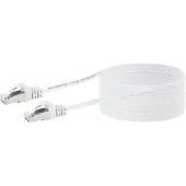 Schwaiger CKF6100 532, 10 m, Cat6, U/FTP (STP), RJ-45, RJ-45, Weiß