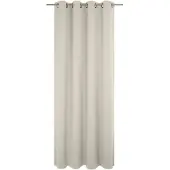 Wirth Vorhang "Sunday" Gr. 1, beige, B:141cm H:145cm, Jacquard, Baumwolle, Polyester, Gardinen, Vorhang, nach Maß