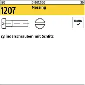 Reyher DIN 84 / ISO 1207 - Messing - M 10x45 - Zylinderschrauben mit Schlitz - Kleinpaket
