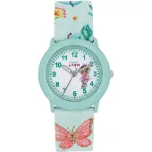 Prinzessin Lillifee Quarzuhr , bunt (bunt, weiß, grün, weiß, grün), Armbanduhren, Kinder, mint, Quarzuhr, Armbanduhr, Kinderuhr, Mädchenuhr, ideal auch als Geschenk