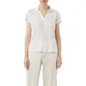 Comma T-shirts White Größe: 38 | Poloshirts Outlet | Damen | Weiß