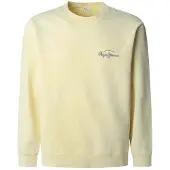 Pepe Jeans für Herren. PM582918 Sweatshirt Terrel gelb (S), Lässig, Baumwolle, Langarm