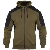 Engel Sweatjacke Cardigan Galaxy 8820-233-5320 Gr. 6XL forest green/schwarz