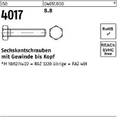 Bufab Sechskantschraube ISO 4017 VG M 24 x 30 8.8