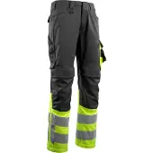 Mascot Leeds Hose mit Knietaschen SAFE SUPREME Schwarz / Hi-vis Gelb 54 - 15679-860-0917-82C54 - Schwarz / Hi-vis Gelb