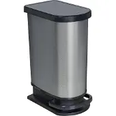 Rotho Treteimer mono 50 l PASO, Farbe:Carbon metallic