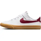 Nike Court Legacy Sneaker Jungen 132 - white/team red-gum yellow 32