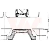 VAN WEZEL Radhaus 3070445 hinten rechts