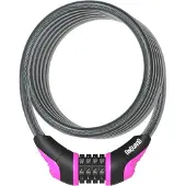 Onguard Neon Combi Kabelschloss Grau 180 cm x 12 mm Grau 180 cm x 12 mm