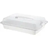 Rotho Cool & Fresh Partybutler, Ideal für Törtchen, Sandwiches, Partywürste und vieles mehr, Farbe: weiß