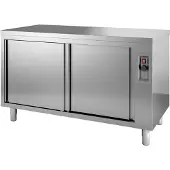 CombiSteel Wärmeschrank mit 2 Türen aus Edelstahl 1200x700x850mm