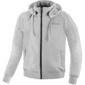 Bogotto R-Ace Motorrad Zip Hoodie, grau, 4XL