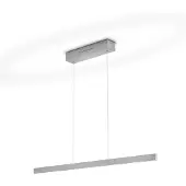 Knapstein LED-Hängelampe LINDA-92 nickel Länge 92 cm Gestensteuerung