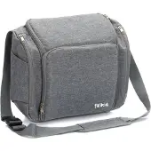 Fillikid Tischsitz "Reise-Sitzpolster", Baby, grau (grau melange), Polyester, Tischsitze Tischsitz, Tasche und Sitzerhöhung in einem, Topseller