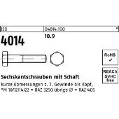Reyher DIN 931 / ISO 4014 - Stahl 10.9 blank - M 48x220 - Sechskantschrauben Teilgewinde