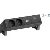 Bachmann Desk2 2Xute 1Xusb C 60W 1Xcm 0,2M Gst18 Ral9005
