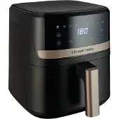 Russell Hobbs Heißluftfritteuse "27610-56 SatisFry, 4,3 L", schwarz, B:26,3cm H:28,1cm T:34,5cm, Fritteusen, Airfryer–wenig oder kein Öl erforderlich, 9 Programme, 4,3 L, Heißluftfritteuse