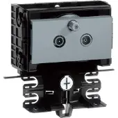 Hager Gerätetraeger SL20055948D1 SL20055 BK/TV DD aluminium