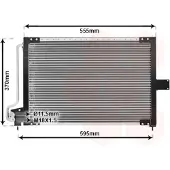 VAN WEZEL Kondensator, Klimaanlage 37005209 für OPEL