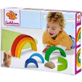Eichhorn Stapelspielzeug "Regenbogen", bunt, Stapelspielzeug, KinderL:17,5cm, Holz, Stapelspielzeug, L:17,5cm, Topseller