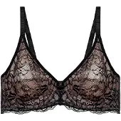 Triumph Bügel-BH "Amourette Charm", Damen, Gr. 70, Cup C, schwarz, Spitze, Obermaterial: 74% Polyamid, 26% Elasthan, BHs Bügel-BH, elegante Stretch-Spitze, weich, Cups leicht gefüttert