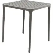 Merkloos Kunststoff Tisch Porto anthrazit 65x65cm Beistelltisch Gartentisch