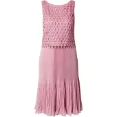 Vera Mont Cocktailkleid mit Plissee in Pink Orchid | Gr.: 40