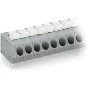 Wago 804-108 Leiterplattenklemme,Drücker,2,5 mm2,grau 804108 - 30 Stück