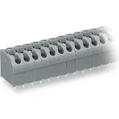 Wago 250-512 Leiterplattenklemme,Drücker,1,5 mm2,grau 250512 - 15 Stück