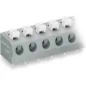 Wago 804-304 Leiterplattenklemme,Drücker,2,5 mm2,grau 804304 - 40 Stück