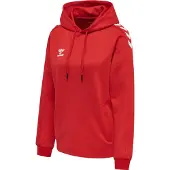 Hummel Damen Kapuzenpullover Core XK Poly Sweat Hoodie 212649-3062 XXL - True Red - XXL