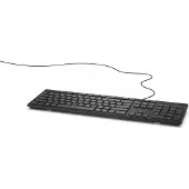 Dell kabelgebundene Tastatur – KB216 - UK (QWERTY) - schwarz - (RTL BOX), Volle Größe (100%), Kabelgebunden, USB, Plunger key switch, QWERTY, Schwarz