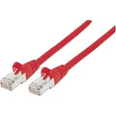 Intellinet Netzwerkkabel, Cat5e, SF/UTP, CCA, Cat5e-kompatibel, RJ45-Stecker/RJ45-Stecker, 5,0 m, rot, 5 m, Cat5e, S/FTP (S-STP), RJ-45, RJ-45, Rot