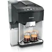 Siemens EQ.500 TQ513R01, Espressomaschine, 1,9 l, Kaffeebohnen, Eingebautes Mahlwerk, 1500 W, Schwarz, Silber