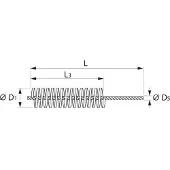 Lessmann Rohrbürste mikroabrasiv (SiC) Korn 1000