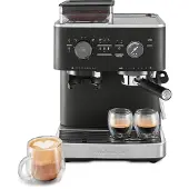 KitchenAid Espressomaschine 225g Gusseisen Schwarz Shot-Auswahl 5KES6551EBK