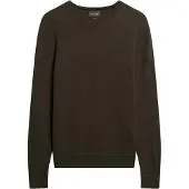 Superdry für Herren. M6110564A Essential Rundhalspullover grün (XL), Lässig, Nylon