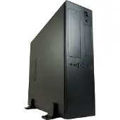 LC-Power LC-1406MB-TFX-ON, Micro Tower, PC, Schwarz, micro ATX, Mini-ITX, Metall, Kunststoff, Gaming