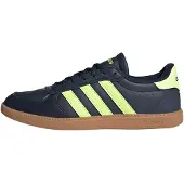 Adidas Breaknet Sleek Classic Indoor Sneaker Sportschuhe dunkelblau/gelb JQ8265, Schuhgröße:40 2/3 EU
