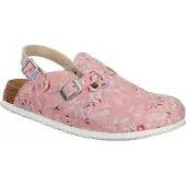 Birkenstock Pantolette "Kay SL", Damen, Gr. 40, grün (rosa), Obermaterial: 50% Rindsleder Leather cow. 50% Lammleder LEL., Schuhe Pantolette