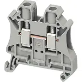 Schneider Electric NSYTRV62 Linergy-TR, Durchgangsklemme, mit Schraubanschluss,für Leiterquerschnitt 6mm2,mit 2 Anschlüsse,in Farbe Grau - 50 Stück