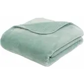 Gozze Wohndecke GÖZZE "Premium Cashmere Feeling", grün (hellmint), B:220cm L:240cm, Polyester, Wohndecken, Wohndecke, mit premium Cashmere Feeling, Kuscheldecke