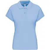 Kariban Cotton Classics-20.K242 Damen Piqué Polo Gr. XXL sky blue