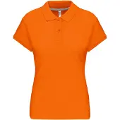 Kariban Cotton Classics-20.K242 Damen Piqué Polo Gr. L orange