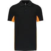 Kariban Cotton Classics-20.K232 Poloshirt Gr. M black/orange