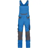 Dassy Stretch-Latzhose mit Taschen Tronix 400163 PESCO41 Gr. 63-STANDARD azurblau/anthrazitgrau