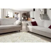 Calo-deluxe Fellteppich "Scarllet 410" Gr. 2, gold (goldfarben, elfenbeinfarben), B:80cm H:8mm L:150cm, Leder, Teppiche, Fellteppich, echtes Rinderfell, Wohnzimmer