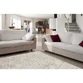 My Home Lederteppich "Arno" Gr. 2, beige (goldfarben, creme), B:80cm H:8mm L:150cm, Leder, Teppiche, Lederteppich, jeder Teppich-ein Unikat, Wohnzimmer