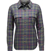 Black Diamond W Project Twill LS Shirt charcoal-tundra (9648) MED