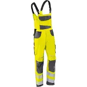 Kübler Latzhose REFLECTIQ PSA 2 warngelb/anthrazit Form 3207 Grösse 26K